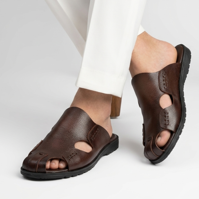 SP-9 | Cow-Leather Mule – Brown