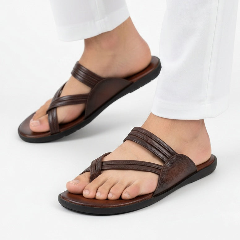 S-16 Cow Leather Slipper