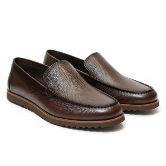Men’s Premium Leather Loafers – Full Leather Upper ,Leather Inner & Leather Insole #CLL-1
