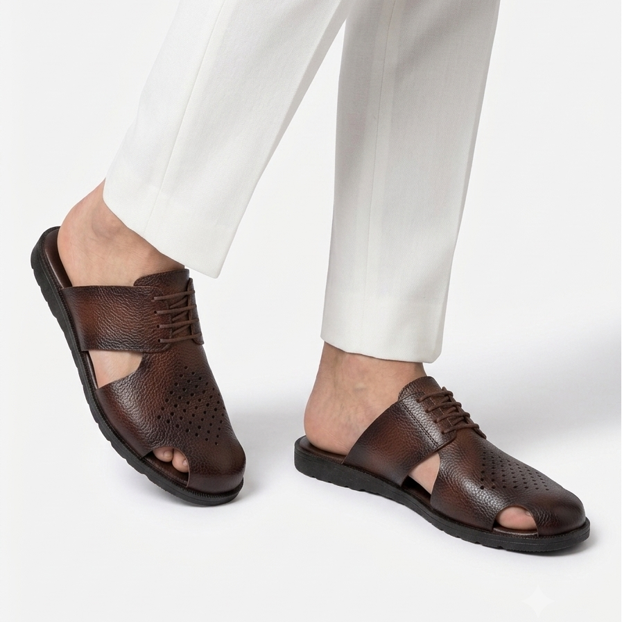 SP-8 | Cow-Leather Mule – Brown