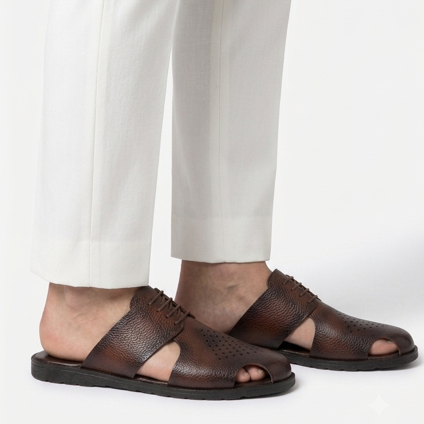 SP-8 | Cow-Leather Mule – Brown