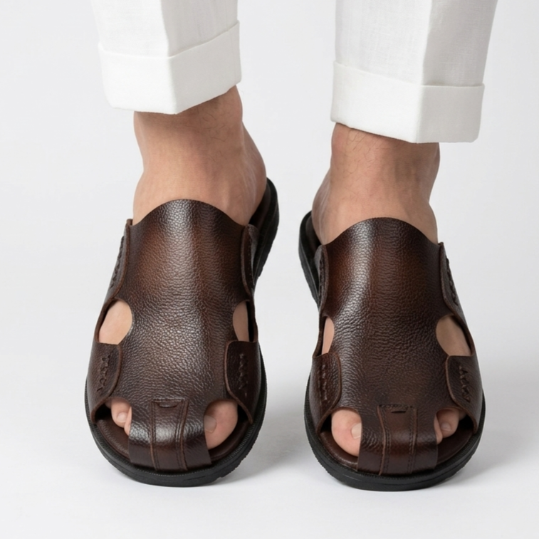 SP-9 | Cow-Leather Mule – Brown