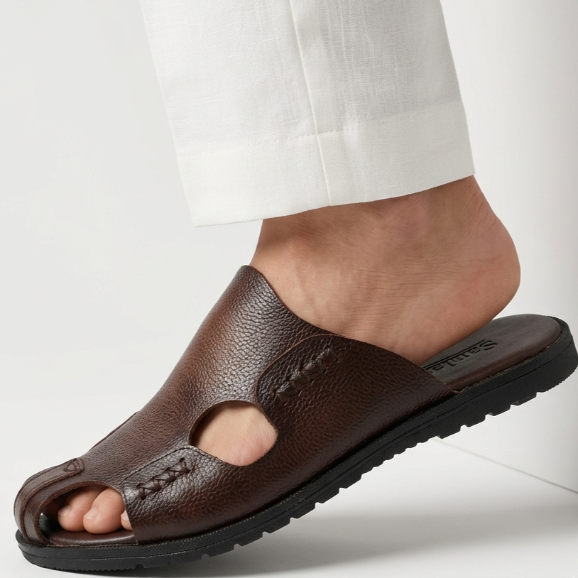 SP-9 | Cow-Leather Mule – Brown