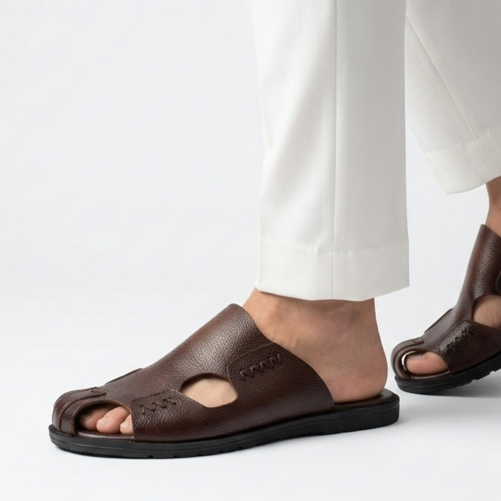 SP-9 | Cow-Leather Mule – Brown